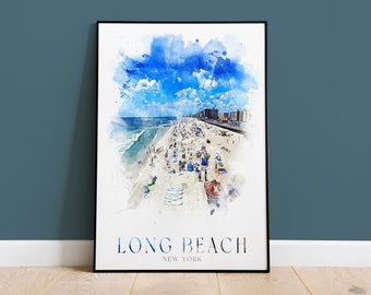 Long Beach New York Print