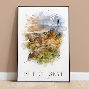 Isle of Skye Print, Travel Print