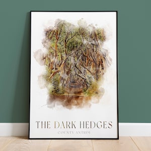 Dark Hedges Print, County Antrim, Irland