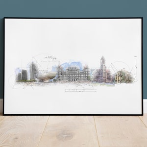 Die Skyline von New York, New York City