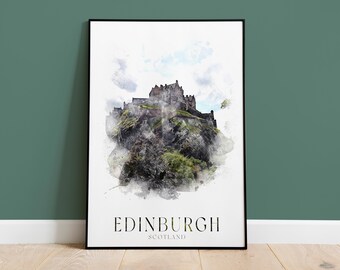 Edinburgh Print, Scotland Travel Print