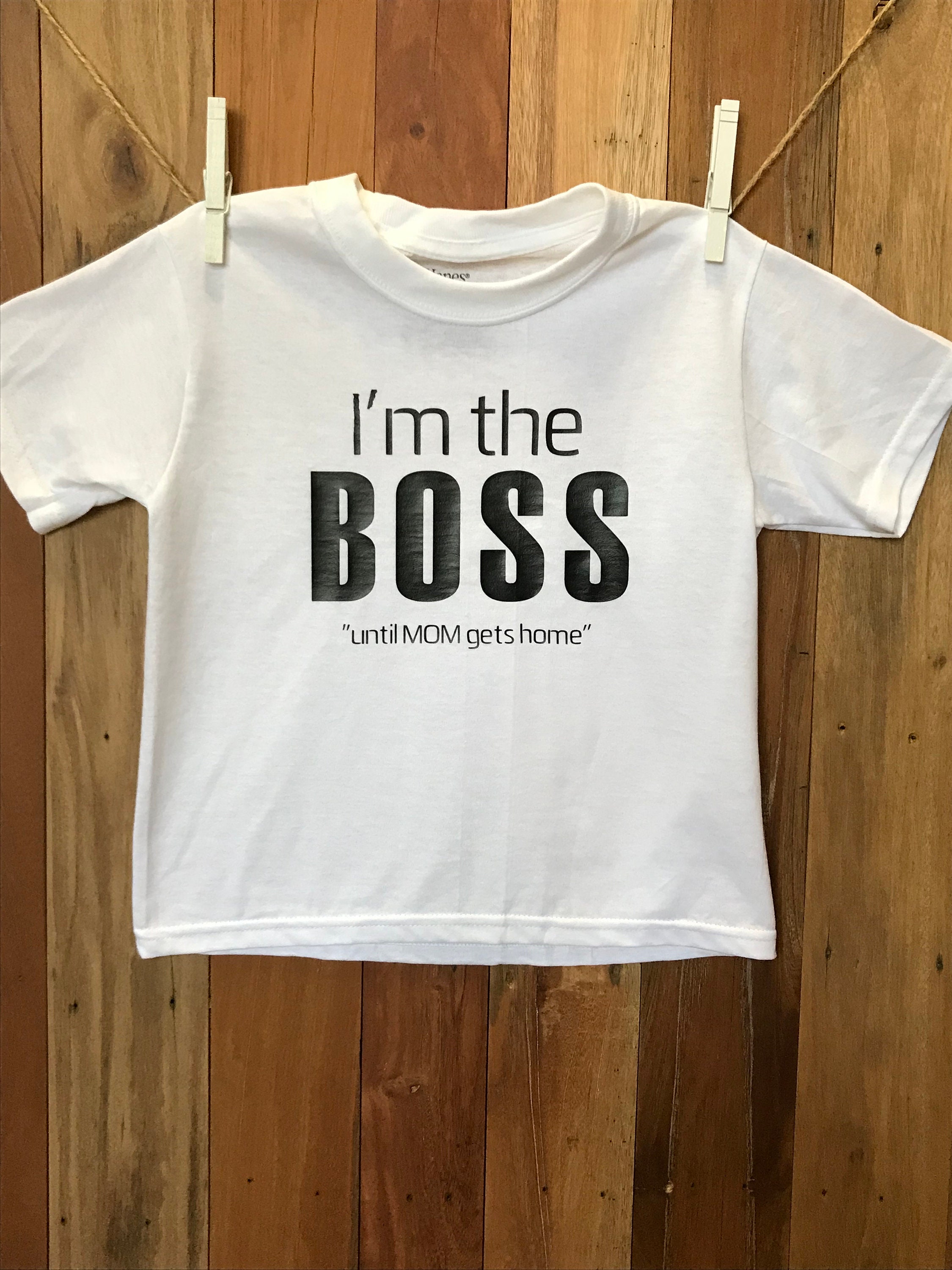 I�m the Boss, Boys TShirt, Toddler Boy Shirts, Funny Tee I�m the Boss, Boys TShirt, Toddler Boy Shirts, Funny Tee