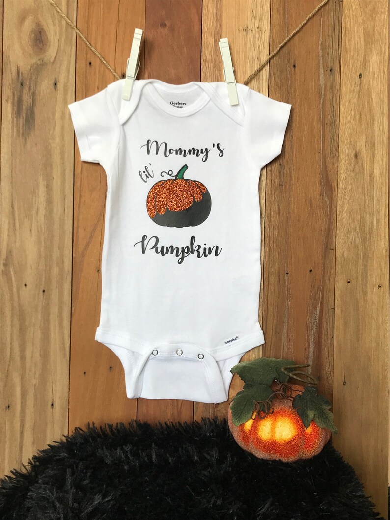 Harvest Photos Mommy/'s Lil/' Pumpkin Baby Girl Clothes Pumpkin Photo Halloween Outfit November Baby Baby Clothes Cute Pumpkin Outfit
