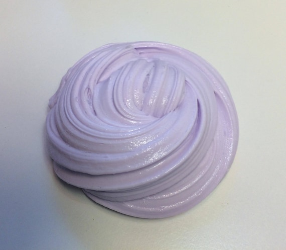 fluffy slime lavender and