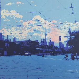 College st Intersection (original art print - signed - Limited Edition)