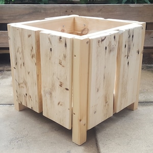 Upcycled Palette Holz Pflanzer - Pflanze Box - Garten Blumenkasten - Indoor-Blumenkasten