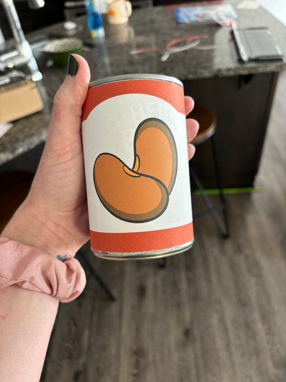 BLUEY Rita's Beans Printable Label for Standard-Sized Can