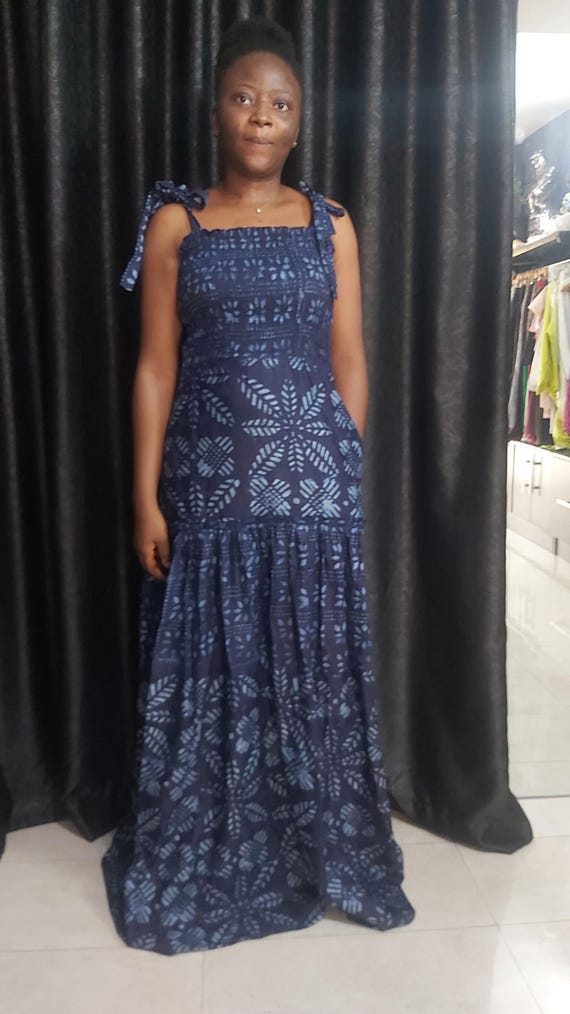 caribbean blue maxi dress Tropical Blue main image 1