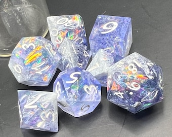 Mini dice set - Chromatic moon orbs!