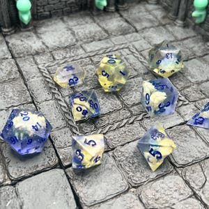 Twilight Domain - handmade rpg dice set