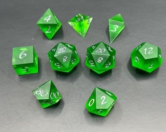 Faux Sea Glass - Resin dice set