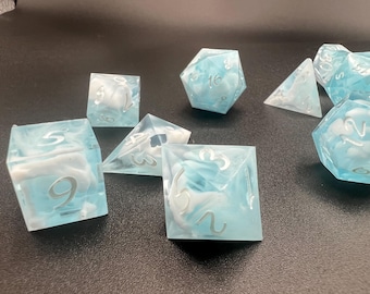 Wind swept - handmade dice set