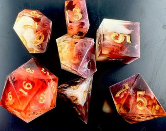 Sunset Storm RPG dice