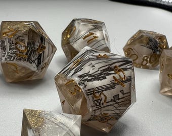 Sailor’s Delight-  handmade dice set