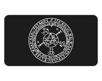 Tapete de mesa, Símbolo de magia esotérica, Ordem hermética, misticismo, gótico, escuro, mouse pad, protetor de mesa de trabalho, toalha de altar, caminho de mesa, casa