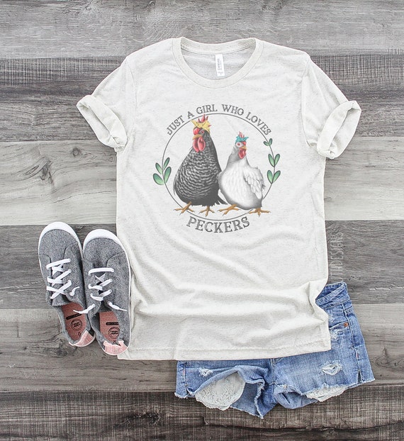 Funny Chicken Shirt Women / Raising Chickens / Chicken Lady / Etsy