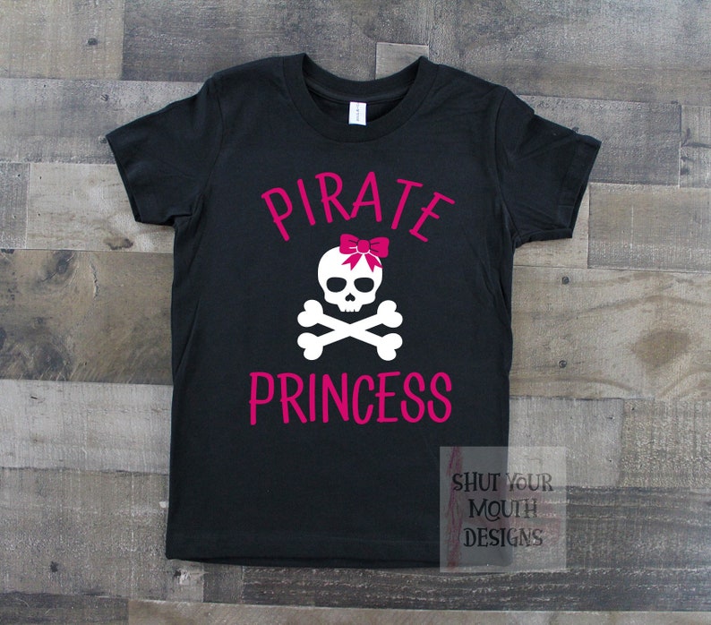 Pirate Shirt Girls Pirate Princess Princess Shirt Toddler Etsy