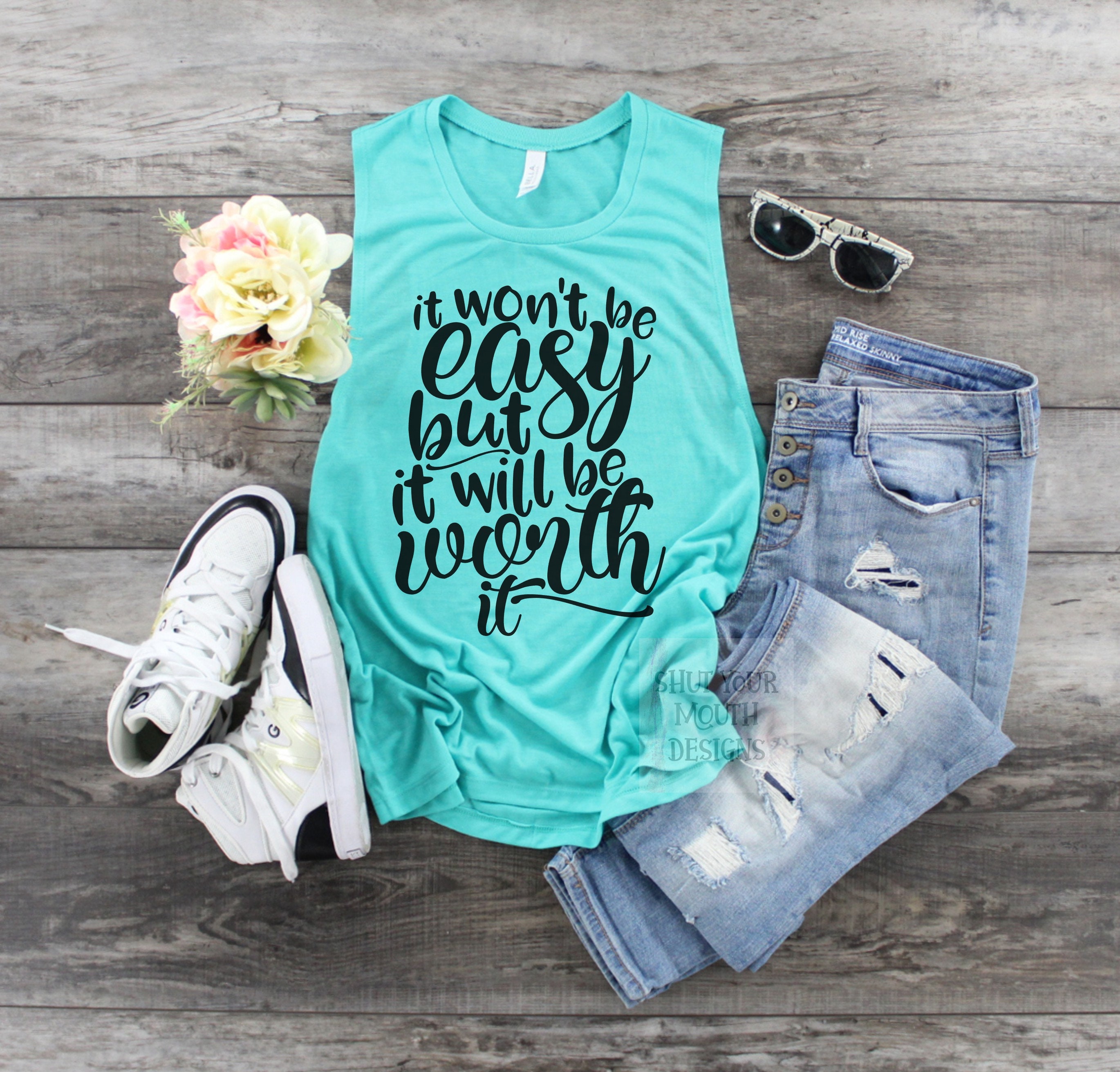 Gym Shirt Women Workout Shirt Women Motivational Shirt Gym Etsy