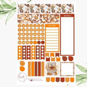 Autumn Mood/ Erin Condren / Monatsplaner Kit / Planner Stickers / VertikalEr Planer Kit