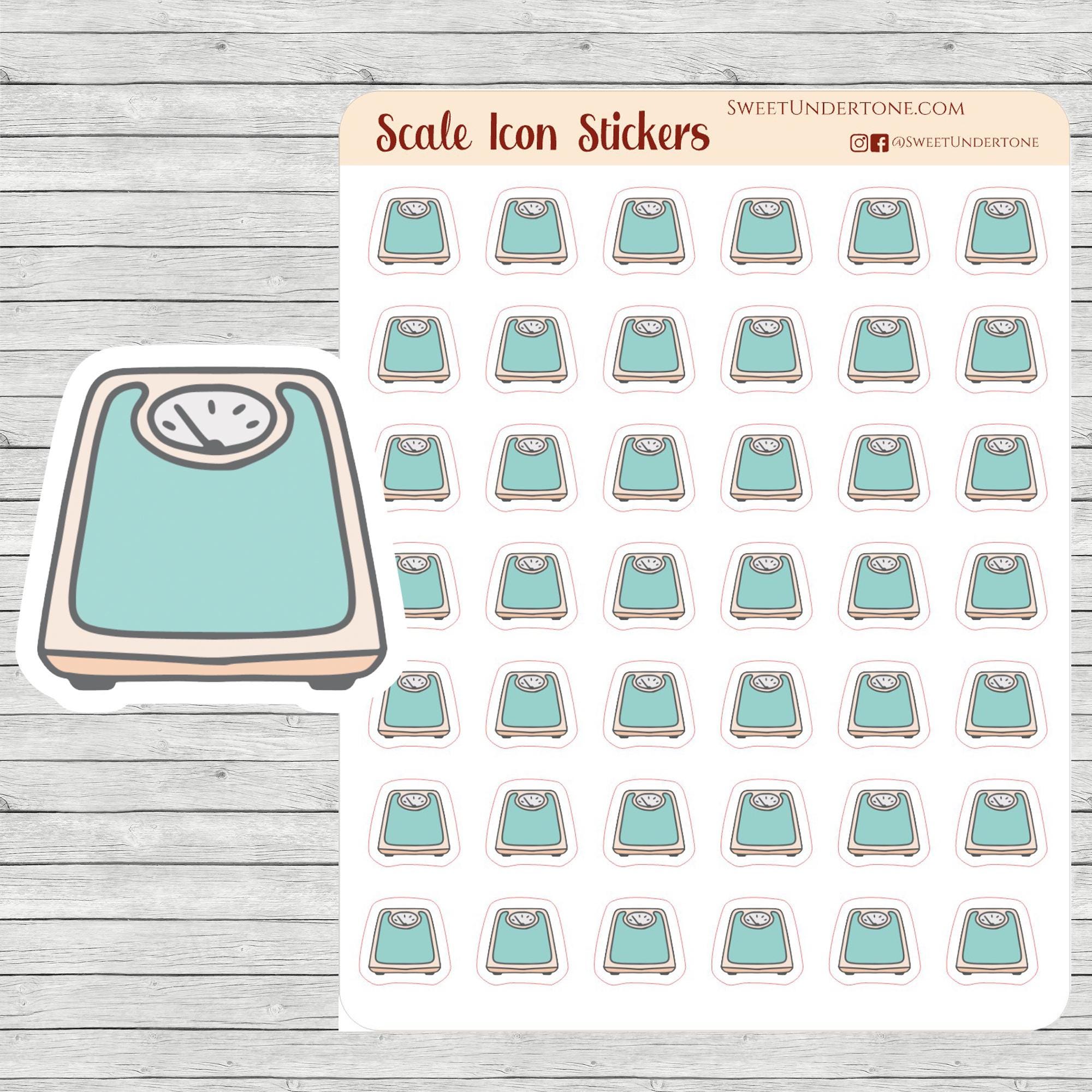 Real Scale Sticker Scale Icon Stickers // Planner Stickers // Functional Planner Stickers ...