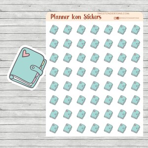 Planner Icon Sticker // Planner Sticker // Funktionale Planner Sticker // Gedruckte Sticker