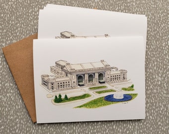 Kansas City Union Station Greeting Card *Pack of 5* Blank Note Cards