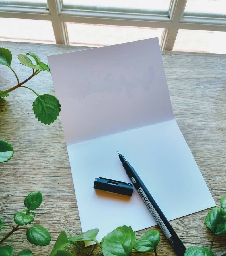 Indianapolis Skyline Greeting Card Watercolor Note Card Etsy