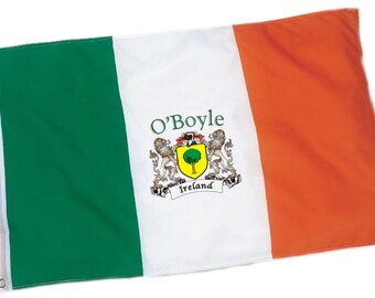 Boyle Irish Coat of Arms Slate Coasters Set of 4