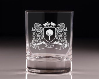 Boyle Irish Coat of Arms Slate Coasters Set of 4
