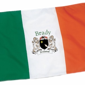 Brady Irish Coat of Arms Ireland Flag - 3&#39;x5&#39; foot