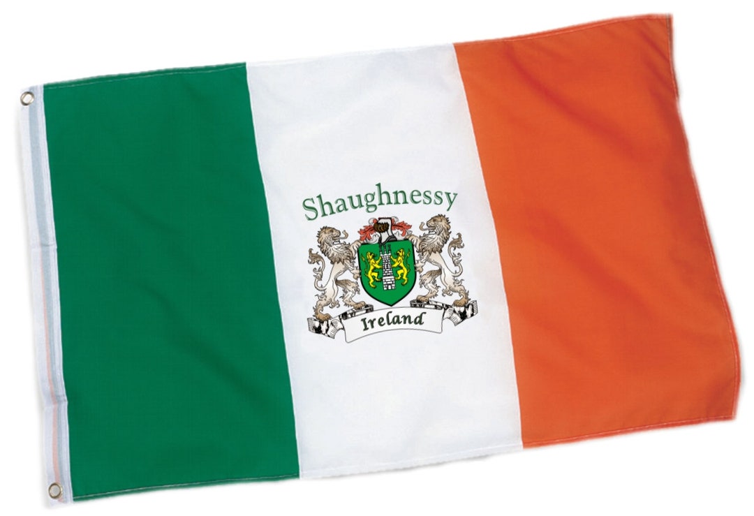 Shaughnessy Irish Coat of Arms Heavy Duty Outdoor Ireland Flag Etsy