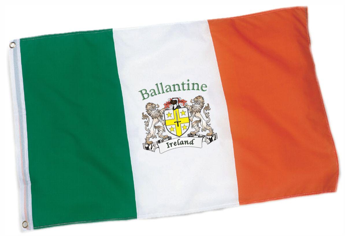 Ballantine Irish Coat of Arms Flag - 3'x5' Foot - Etsy
