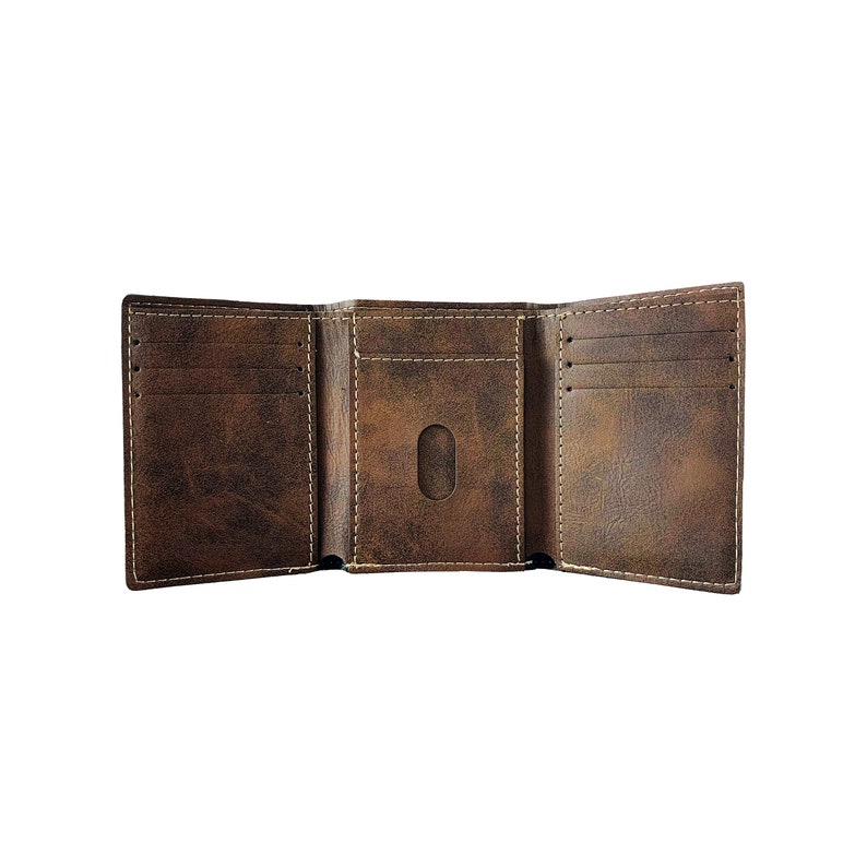 McCourt Irish Coat of Arms Rustic Leather Wallet