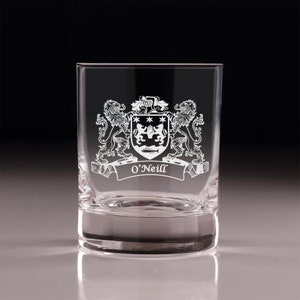 O'Neill Irish Coat of Arms Old Fashioned Tumblers - Set of 4