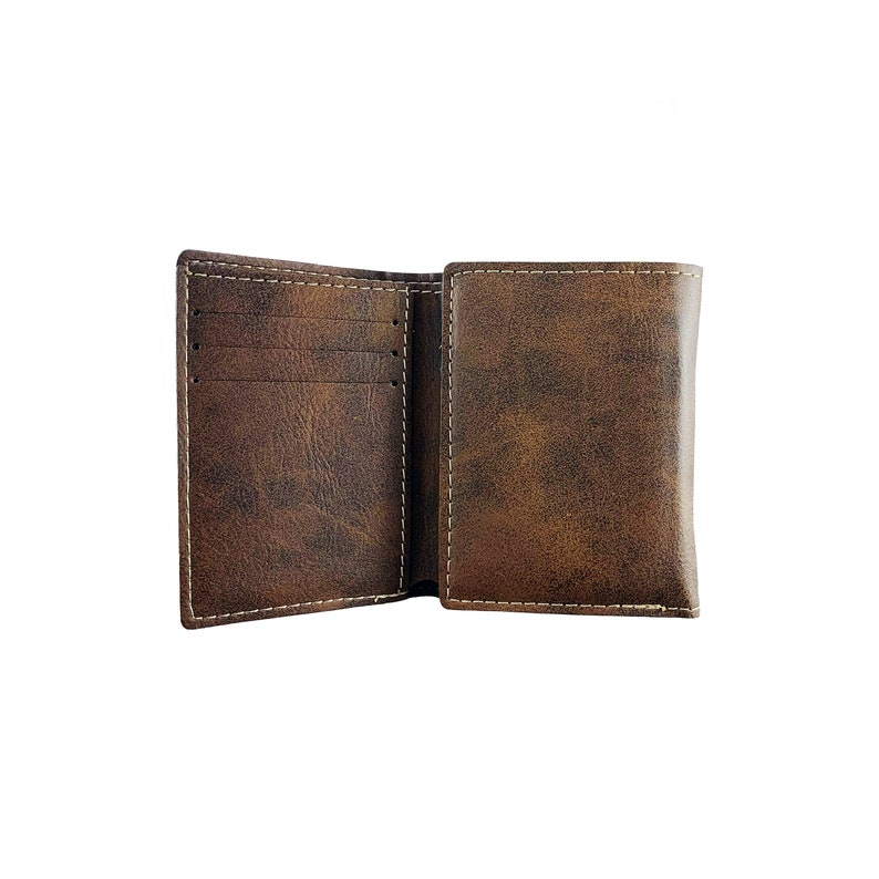 McCourt Irish Coat of Arms Rustic Leather Wallet