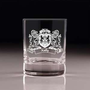 Kelly Irish Coat of Arms Old Fashioned Tumblers - Set of 4
