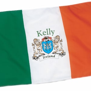 Kelly Irish Coat of Arms Ireland Flag - 3&#39;x5&#39; foot
