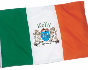 Kelly Irish Coat of Arms Ireland Flag - 3'x5' foot