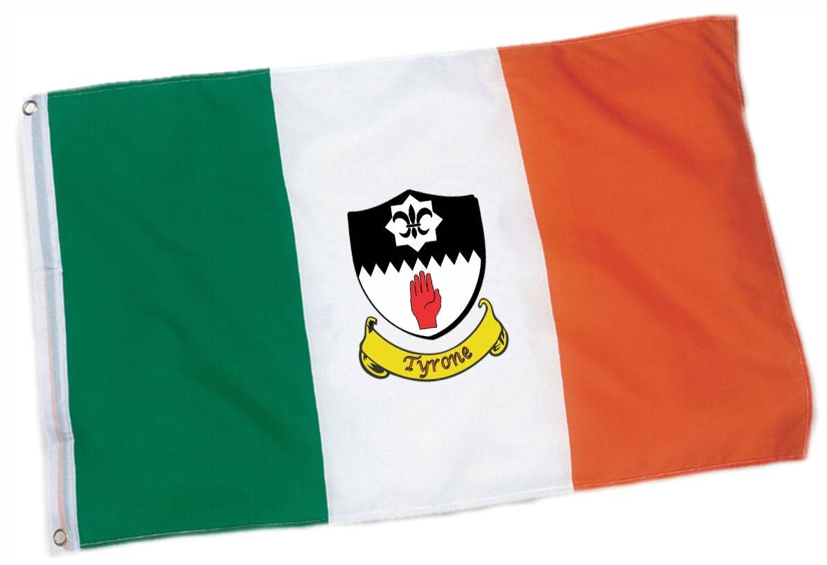 Tyrone County Coat of Arms Ireland Flag 3'x5' foot Etsy
