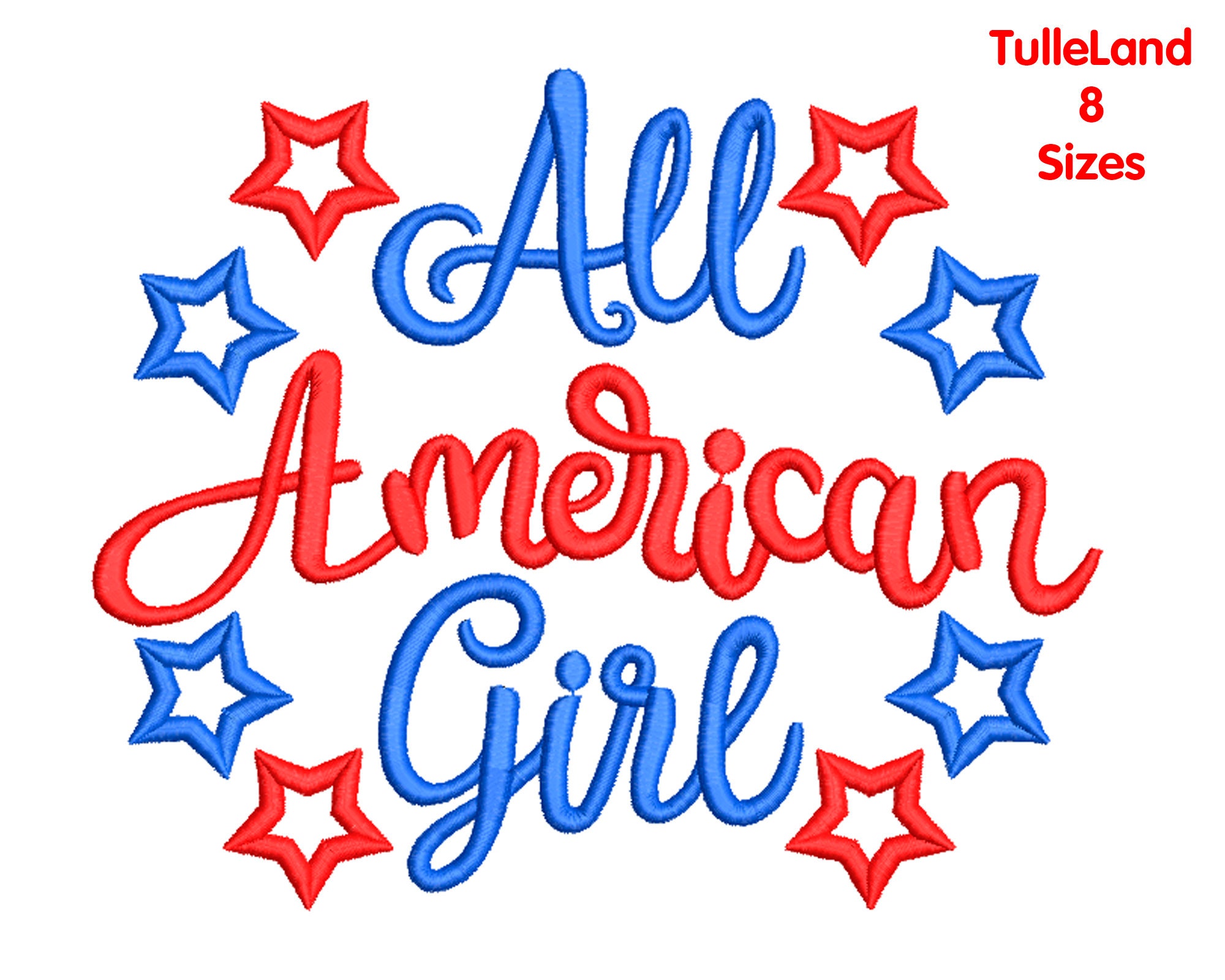 All American Girl Made in the USA Patriotic Star My 1 st 4th Etsy