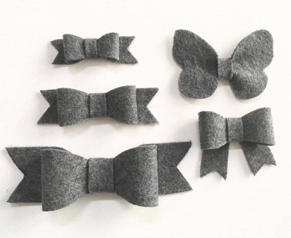 DIY Bow Template - Felt Bow Pattern - Hair Bow - DIY Baby headbands - DIY Headband
