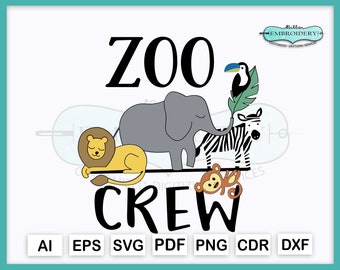 Download Zoo Birthday Svg Etsy