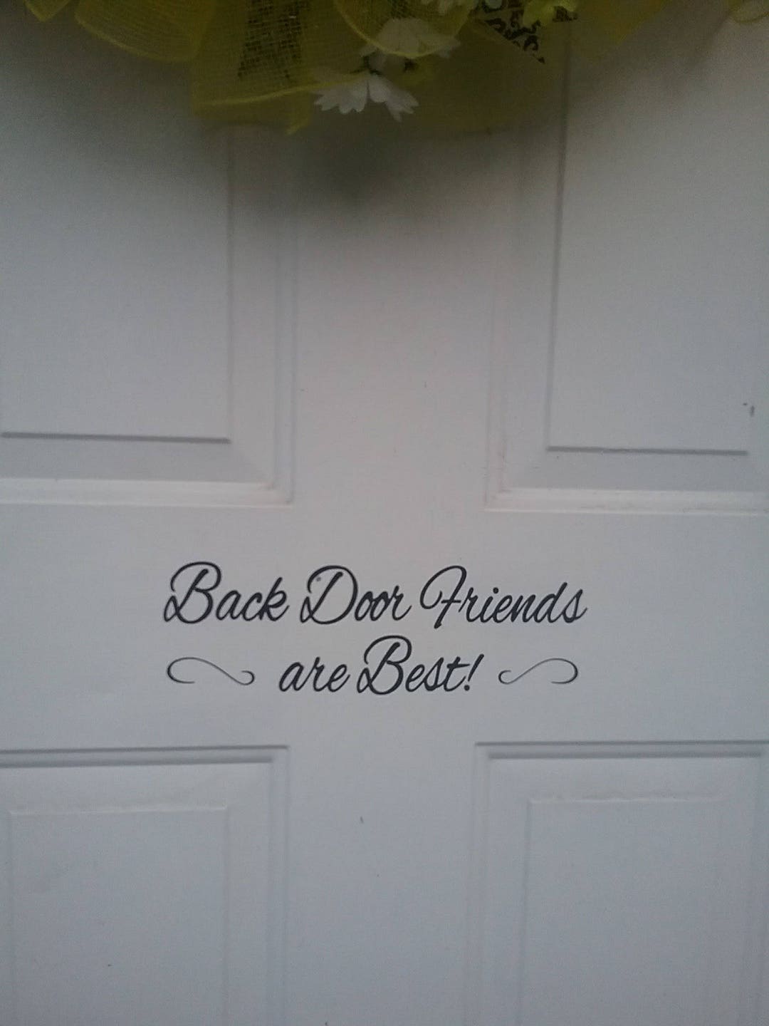 Back Door Friends Decals Etsy