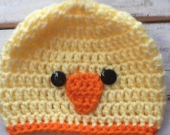 Baby Yellow Ducky Unisex Beanie Hat