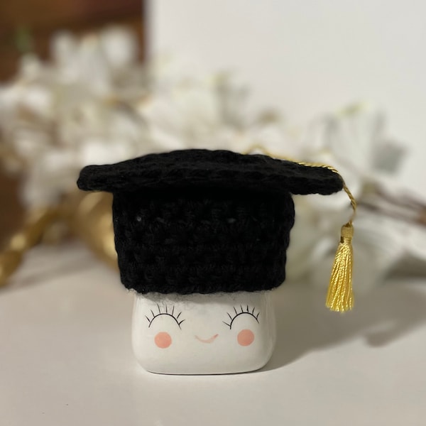 Farmhouse Style Graduation Cap W/ Tassel Mug Hat Tiered Tray Display