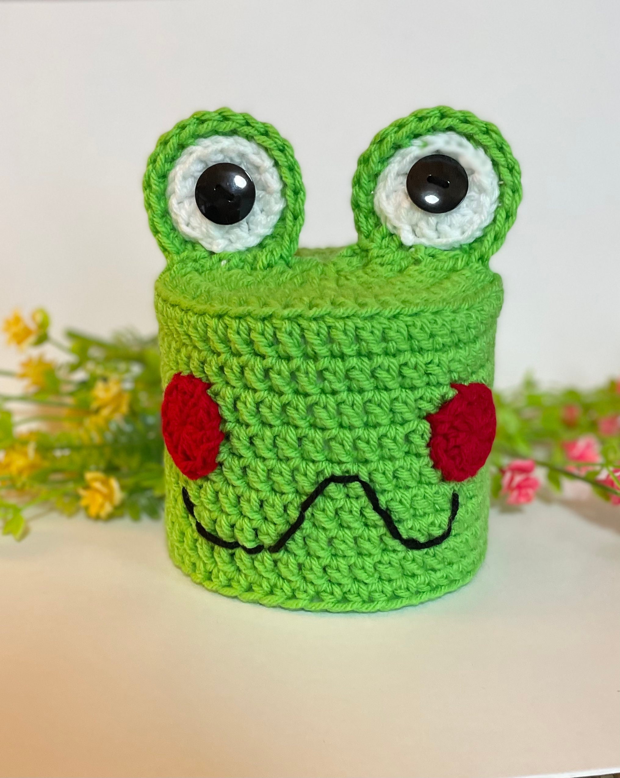 Silly Spring Frog Toilet Paper/tissue Crochet Cover - Etsy