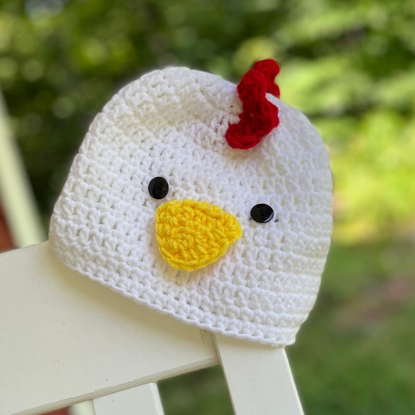 Baby Chicken Crochet Hat