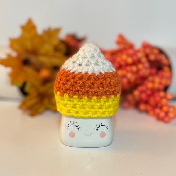 Sweet Little Candy Corn Farmhouse Decor/Tiered Tray Display Mug Hat