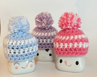 Spring Pastel Colors Farmhouse Style Tiered Tray Display Marshmallow Mug Hat