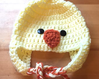 Baby Unisex Yellow Chic / Ducky Barnyard Hat